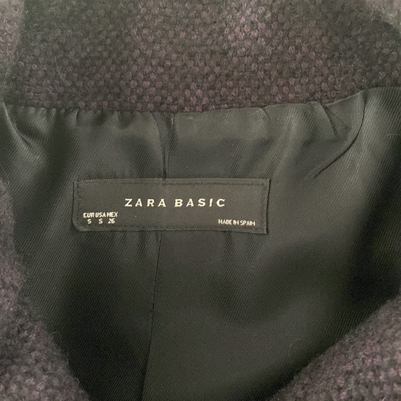 Zara Basic Wool blend 60s style coat - Picture 7 of 8